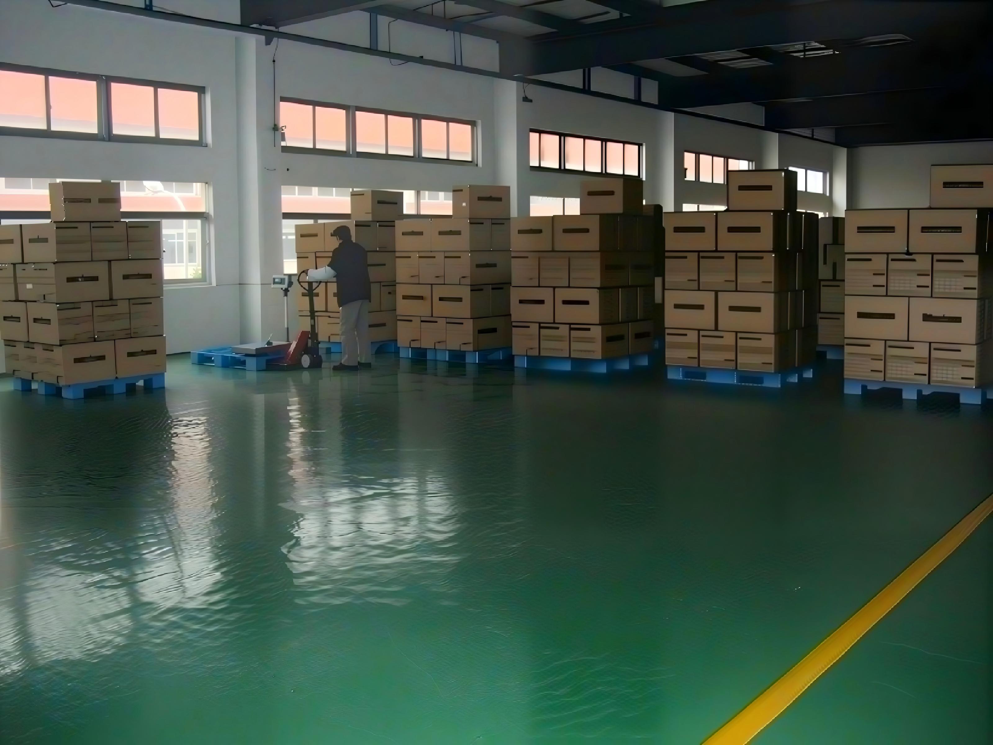 Zone d’entrepôt et logistique